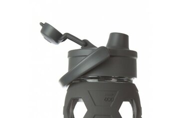 Fliptop Cap in graphite/carbon- Wechseldeckel fr Glasflaschen von Lifefactory