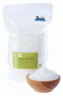Magnesium-Bade-Flakes (47% MaCl2), reine Qualität aus ehem. europ. Zechstein Urmeer