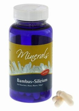 Bambus-Silizium plus Zink (Minerals Serie) mit 136 mg Silizium pro Kapsel