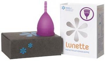 Menstruationskappe violet von Lunette , Größe 1