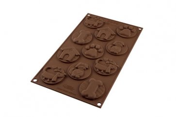 Hund - Schokoladenform aus Silikon für NaschKATZEN- und Hundeliebhaber