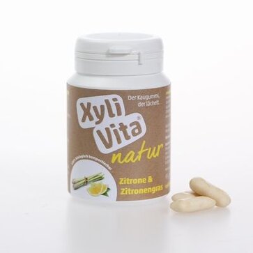 XyliVita Natur - mit reiner Chicle Kaumasse- Zitrone/Zitronengras-95g