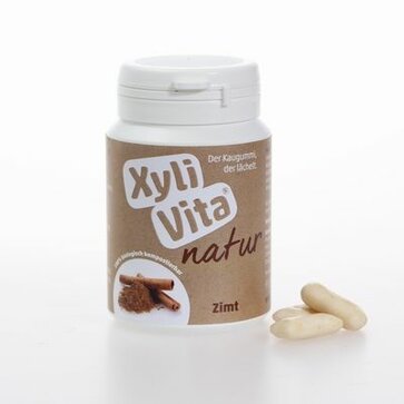XyliVita® Natur - mit reiner Chicle Kaumasse- Zimt-, 60g