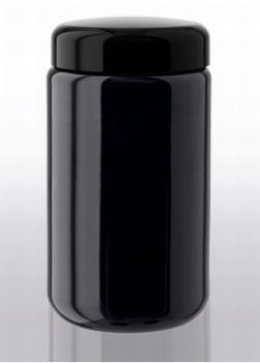 MIRON-Violettglas Weithalsdose 400 ml mit Deckel - optimaler Licht- und Strahlenschutz