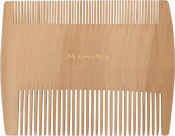 Staubkamm aus Elsbeerenholz, Handarbeit fein/extrafein; ca. 8cm lang