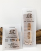 Frisierkamm für Herren- und Damen aus Elsbeerenholz, ca.18cm lang,Handarbeit breit/grob