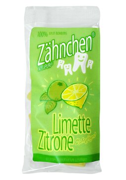 Xylitol Zähnchen® LIMETTE-ZITRONE - Zahnpflege Xylit Bonbons, 30 g