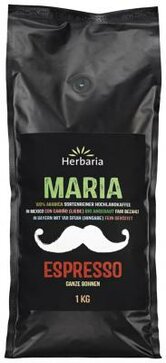 Espresso Maria, ganze Bohne von Herbaria, 1kg