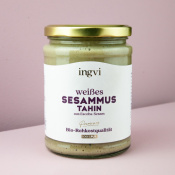 Sesammus (Tahin) weiß, 250g im Glas, Bio-und...